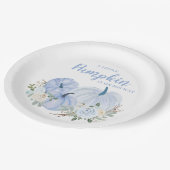 リトルカボチャブルーボーイベビーシャワー ペーパープレート (アングル)