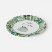 リトルカボチャプレートブルーリトルカボチャベビー ペーパープレート (アングル)