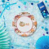 リトルカボチャプレートリトルカボチャ最初の誕生日 ペーパープレート (パーティー)