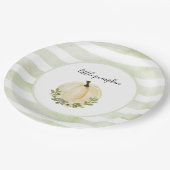 リトルカボチャプレート素朴秋ベビーシャワー ペーパープレート (アングル)