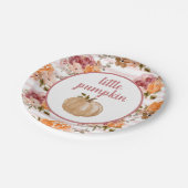 リトルカボチャプレート赤面リトルカボチャベビー ペーパープレート (アングル)