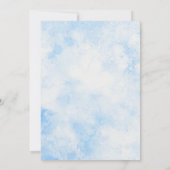 リトルカボチャベビーシャワー招待状ブルートラック 招待状 (裏面)