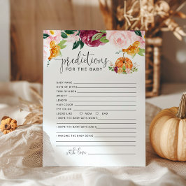 リトルカボチャベビー予測カード