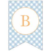 リトルカボチャライトブルートラックベビーシャワー バンティングフラッグ (第3の旗)