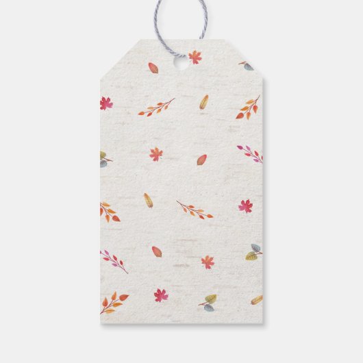 リトルカボチャートラックありがとうギフトラベル ギフトタグ (裏面)