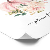 リトルカボチャ一つのベビーは甘い ポスター (角)