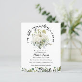 リトルカボチャ予算ベビーシャワー招待状 (スタンド正面)