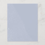 リトルカボチャ予算ベビーシャワー招待状 (裏面)