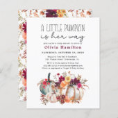 リトルカボチャ予算秋フローラベビーシャワー (正面/裏面)