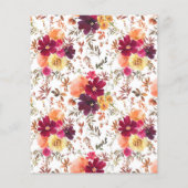 リトルカボチャ予算秋フローラベビーシャワー (裏面)