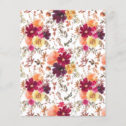 リトルカボチャ予算秋フローラベビーシャワー (裏面)