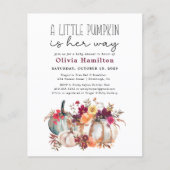 リトルカボチャ予算秋フローラベビーシャワー (正面)