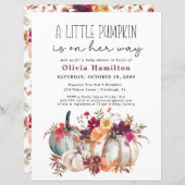 リトルカボチャ予算秋フローラベビーシャワー (正面/裏面)