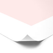 リトルカボチャ女の子ベビーシャワー歓迎サイン ポスター (コーナー)