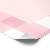 リトルカボチャ女の子ベビーシャワー歓迎サイン ポスター (コーナー)