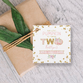 リトルカボチャ女の子2nd誕生日 フェイバータグ