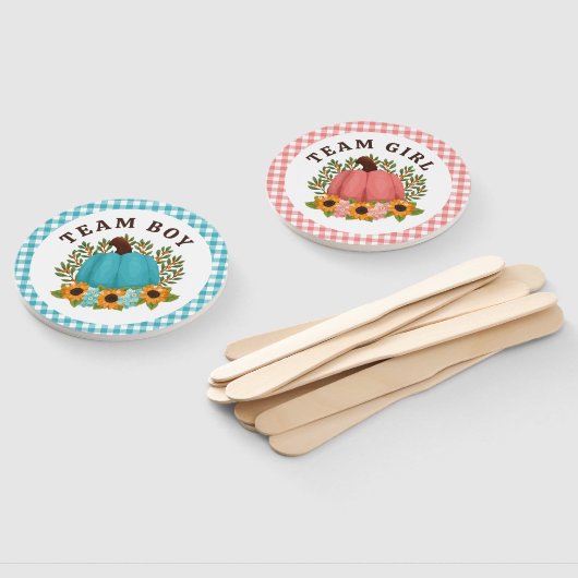 リトルカボチャ性別が投票少年または少女を明らかにする ハンドファン (組立なし)