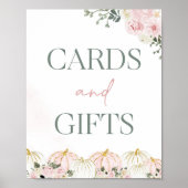 リトルカボチャ最初の誕生日カードとギフト ポスター (正面)