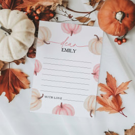 リトルカボチャ最初の誕生日タイムカプセルカード 招待状