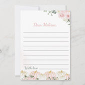 リトルカボチャ最初の誕生日タイムカプセルカード 招待状 (正面)