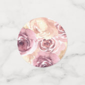 リトルカボチャ最初の誕生日ピンクの写真 コンフェッティ (スモール正面)