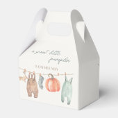 リトルカボチャ服ボーイベビーシャワー フェイバーボックス (裏面サイド)