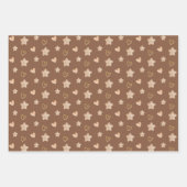 リトルカボチャ熊ベビーシャワー ラッピングペーパーシート (正面2)