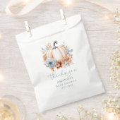 リトルカボチャ男の子の赤ちゃんシャワー フェイバーバッグ (クリップ留めされた状態)