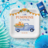 リトルカボチャ男の子の赤ちゃんシャワー ペーパープレート (パーティー)