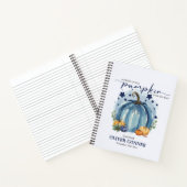 リトルカボチャ男の子ベビーシャワーゲストギフトリスト ノートブック (内部)