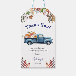 リトルカボチャ男の子ベビーシャワーメッセージカード ギフトタグ