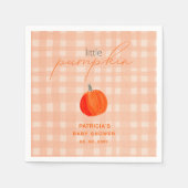 リトルカボチャ男女兼用秋ベビーシャワー スタンダードカクテルナプキン (正面)