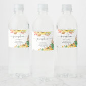 リトルカボチャ男女兼用秋ベビーシャワー ペットボトルラベル (ボトル)