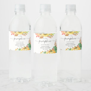 リトルカボチャ男女兼用秋ベビーシャワー ペットボトルラベル