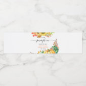 リトルカボチャ男女兼用秋ベビーシャワー ペットボトルラベル (シングルラベル)