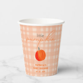 リトルカボチャ男女兼用秋ベビーシャワー 紙コップ