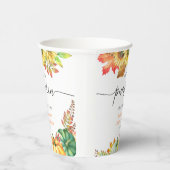 リトルカボチャ男女兼用秋ベビーシャワー 紙コップ (右)