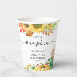 リトルカボチャ男女兼用秋ベビーシャワー 紙コップ
