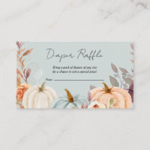 リトルカボチャ秋おむつラッフルベビーシャワー