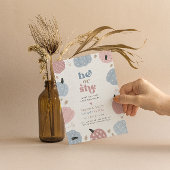 リトルカボチャ秋のジェンダーがパーティー 招待状