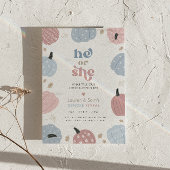 リトルカボチャ秋のジェンダーがパーティー 招待状