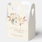 リトルカボチャ秋のフローラベビーシャワー フェイバーボックス (オープン)