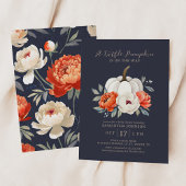 リトルカボチャ秋のベビーシャワー招待状 招待状