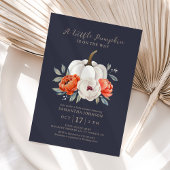 リトルカボチャ秋のベビーシャワー招待状 招待状