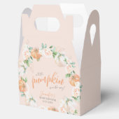 リトルカボチャ秋の水の色金ゴールド赤ちゃんシャワー フェイバーボックス (オープン)