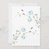 リトルカボチャ秋の男の子ベビーシャワー招待状 招待状 (裏面)