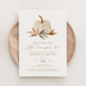 リトルカボチャ秋の秋ジェンダーの公開 招待状