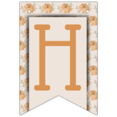 リトルカボチャ秋の葉の秋2nd誕生日 バンティングフラッグ (第2の旗)