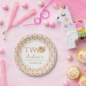 リトルカボチャ秋の葉の秋2nd誕生日 ペーパープレート (パーティー)