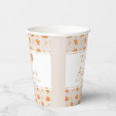 リトルカボチャ秋の葉の秋2nd誕生日 紙コップ (右)